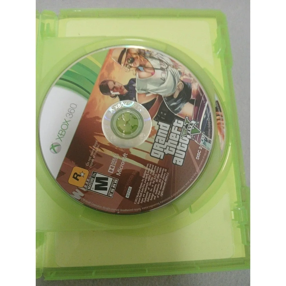 Grand Theft Auto 5 V (Xbox 360, 2013) CIB No Map Mint!!